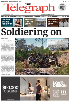 Cover of Seymour Telegraph