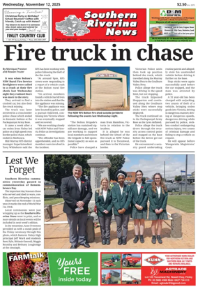 Cover of Southern Riverina news