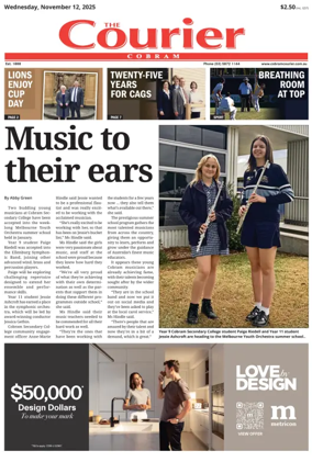 Cover of The Cobram Courier