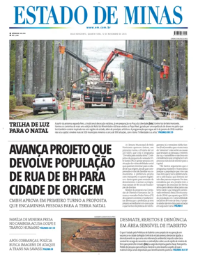 Cover of Estado de Minas (Brazil)