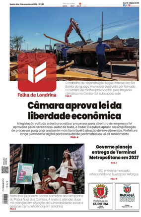 Cover of Folha de Londrina