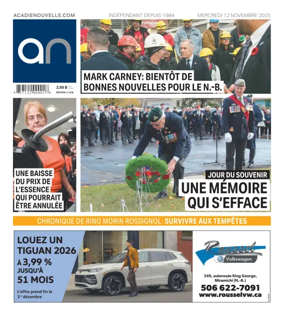 Cover of Acadie Nouvelle