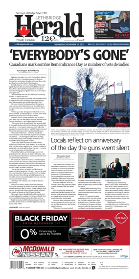 Cover of Lethbridge Herald
