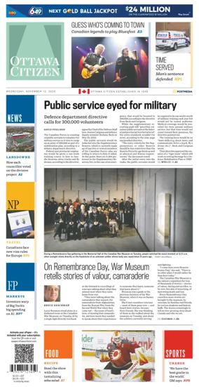 Cover of Ottawa Citizen