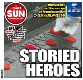 Cover of Ottawa Sun