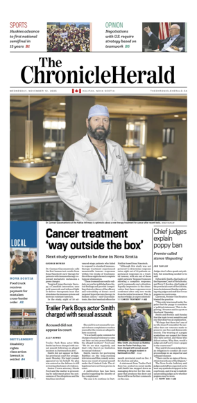 Cover of The Chronicle Herald (Provincial)