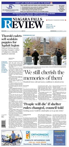 Cover of The Niagara Falls Review