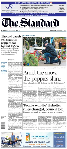 Cover of The Standard (St. Catharines)