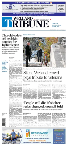 Cover of The Welland Tribune