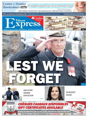 Cover of Tribune Express