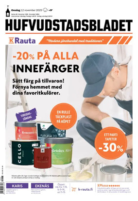 Cover of Hufvudstadsbladet