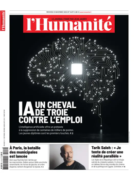 Cover of L'HUMANITE