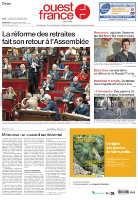 Cover of Ouest France (Dinan)
