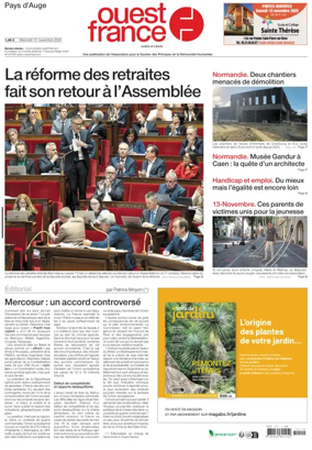 Cover of Ouest France (Pays d'Auge)
