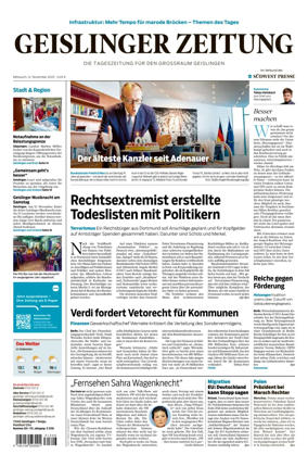 Cover of Geislinger Zeitung