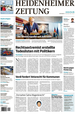 Cover of Heidenheimer Zeitung