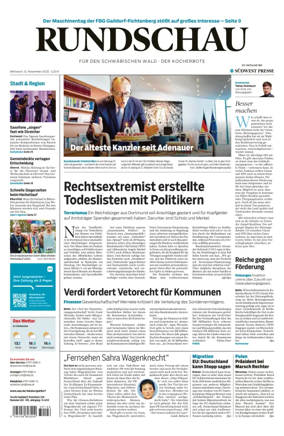 Cover of Rundschau für den Schwäbischen Wald – Der Kocherbote