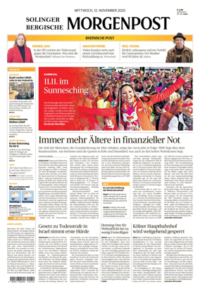 Cover of Solinger Bergische Morgenpost/Remscheid