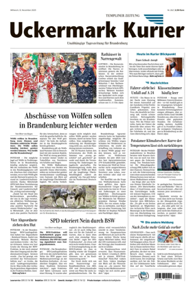 Cover of Templiner Zeitung