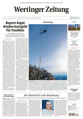 Cover of Wertinger Zeitung