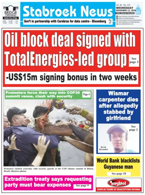 Cover of Stabroek News