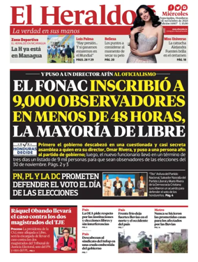 Cover of Diario El Heraldo