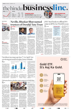 Cover of BusinessLine (Kolkata)