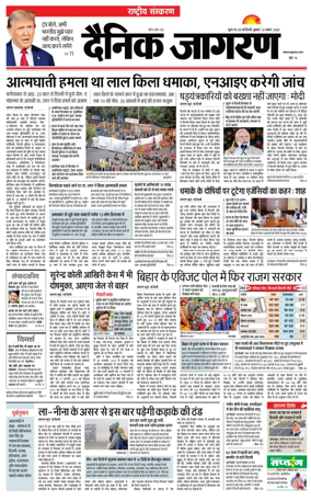 Cover of Dainik Jagran
