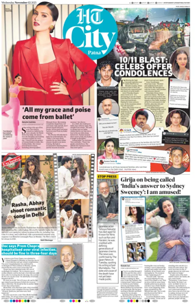 Cover of Hindustan Times (Patna) - Live