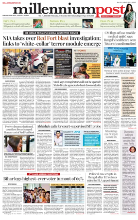 Cover of Millennium Post (Kolkata)