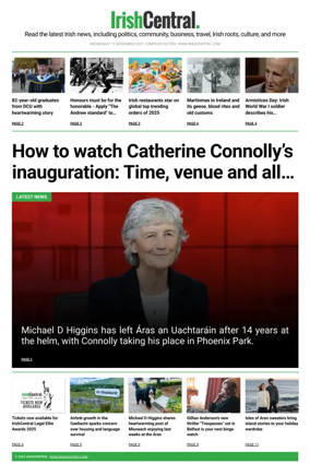 Cover of Irish Central