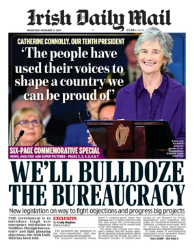 Cover of Irish Daily Mail