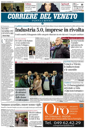 Cover of Corriere del Veneto (Padova e Rovigo)