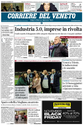 Cover of Corriere del Veneto (Treviso e Belluno)