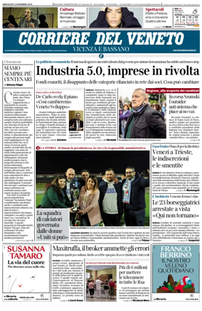 Cover of Corriere del Veneto (Vicenza e Bassano)