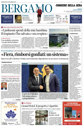 Cover of Corriere della Sera (Bergamo)