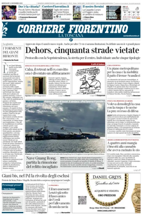 Cover of Corriere Fiorentino