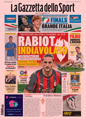 Cover of La Gazzetta dello Sport 