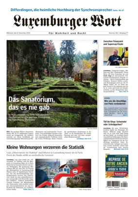 Cover of Luxemburger Wort