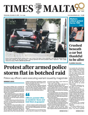 Cover of Times of Malta