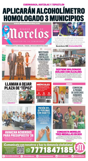 Cover of Diario de Morelos