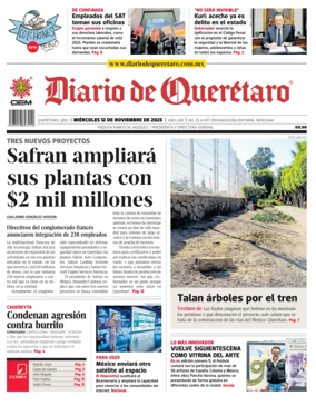 Cover of Diario de Queretaro