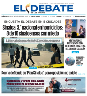 Cover of El Debate de Los Mochis