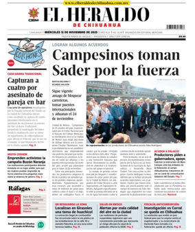 Cover of El Heraldo de Chihuahua