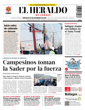 Cover of El Heraldo de Juarez