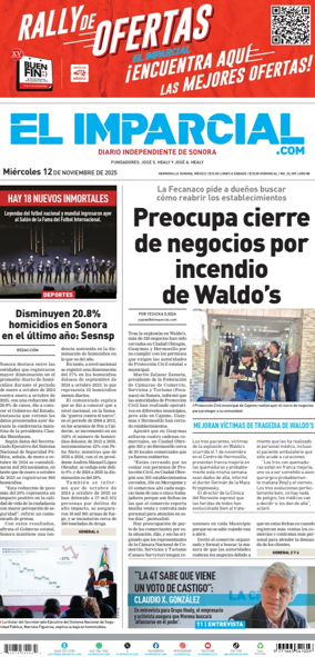 Cover of El Imparcial
