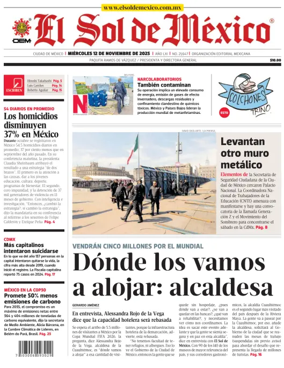 Cover of El Sol de Mexico