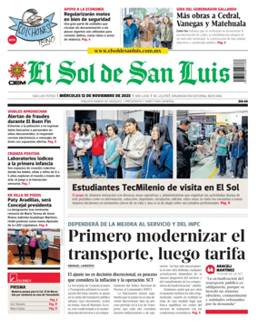 Cover of El Sol de San Luis Potosi