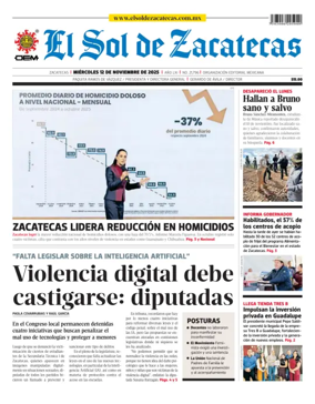 Cover of El Sol de Zacatecas