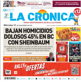 Cover of La Crónica